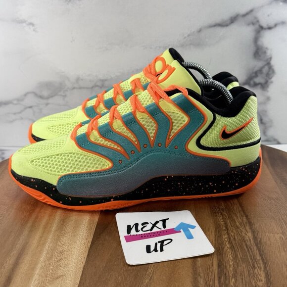 Nike KD 18 NRG New Timeline Clear Jade Black Liquid Lime Mens 7.5 or Women’s 9 - Picture 1 of 9